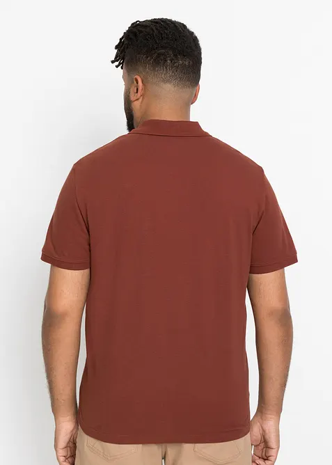 Polo en maille piqu&eacute;e 100% coton, bonprix