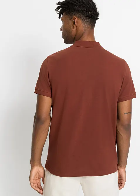 Polo en maille piqu&eacute;e 100% coton, bonprix