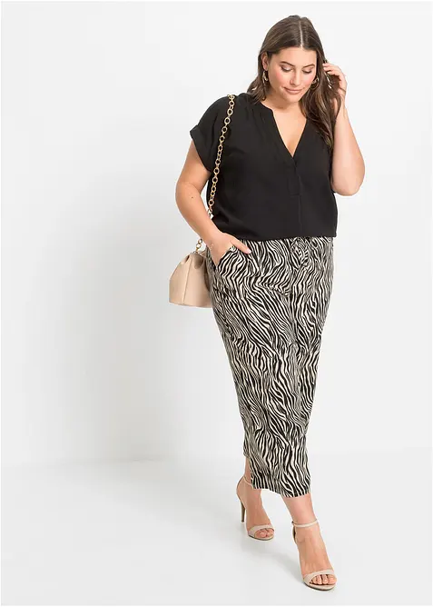 Tunikabluse aus reiner Viskose, bonprix