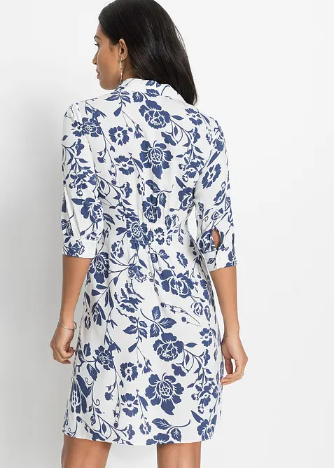 Blusenkleid aus fließender Viskose, bonprix