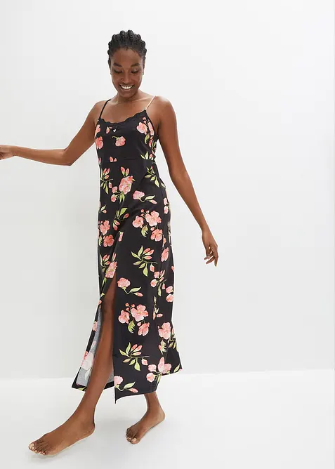 Nuisette longue avec dentelle, bonprix