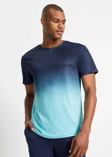 T-shirt technique avec imprimé en dégradé, bonprix