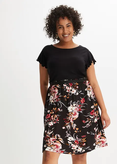 Jerseykleid aus Viskose-Mix, bonprix