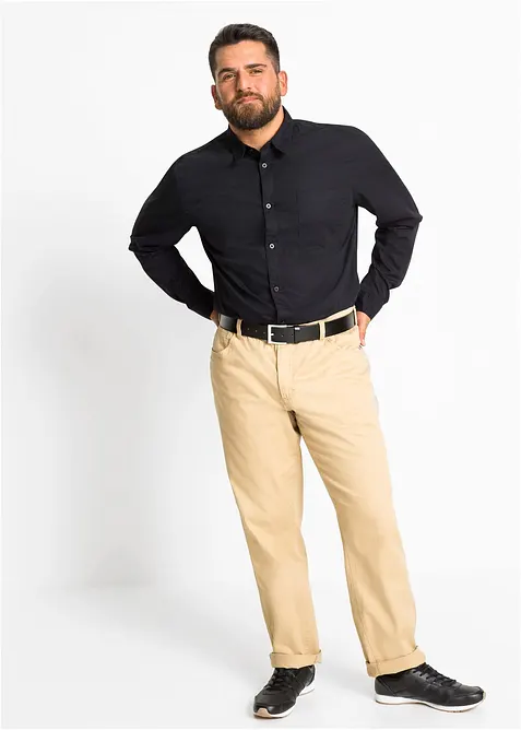 Chemise manches longues 100% coton, bonprix