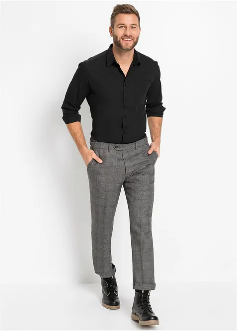 Chemise manches longues 100% coton, bonprix