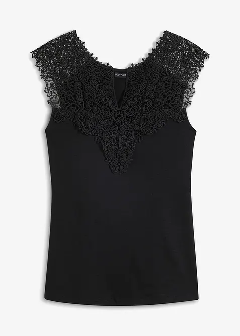 Shirt mit Spitze, bonprix