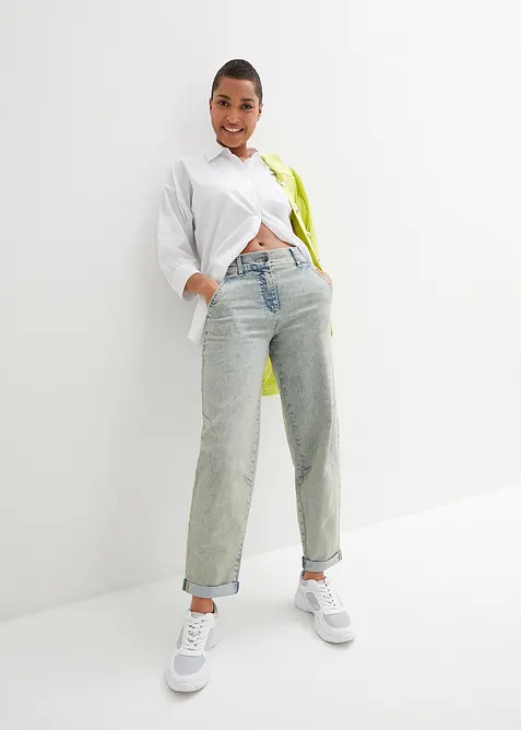 Boyfriend-Jeans mit Vintagewaschung, bonprix