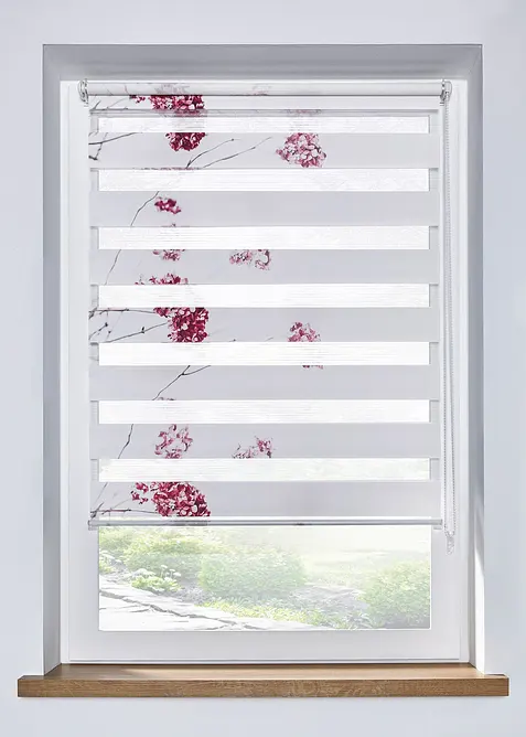 Store enrouleur double à imprimé floral, bonprix