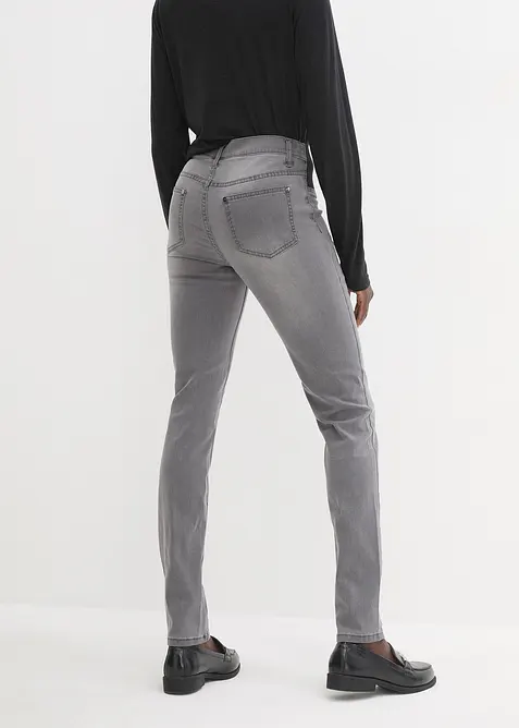 Jean skinny taille mi-haute, extensible, bonprix