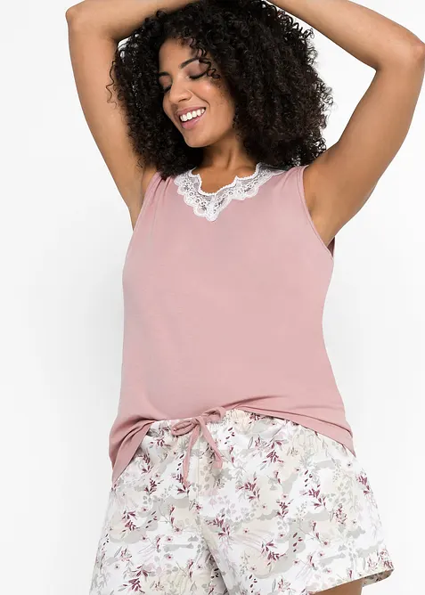 Shorty mit feiner Spitze, bonprix