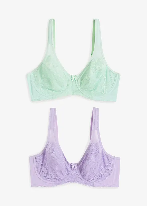 Minimizer-BH mit gepolsterten Tr&auml;gern (2er Pack), bonprix