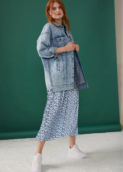 Midikleid aus reiner Viskose, bonprix