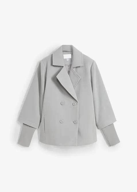 Caban avec manches en maille, bonprix