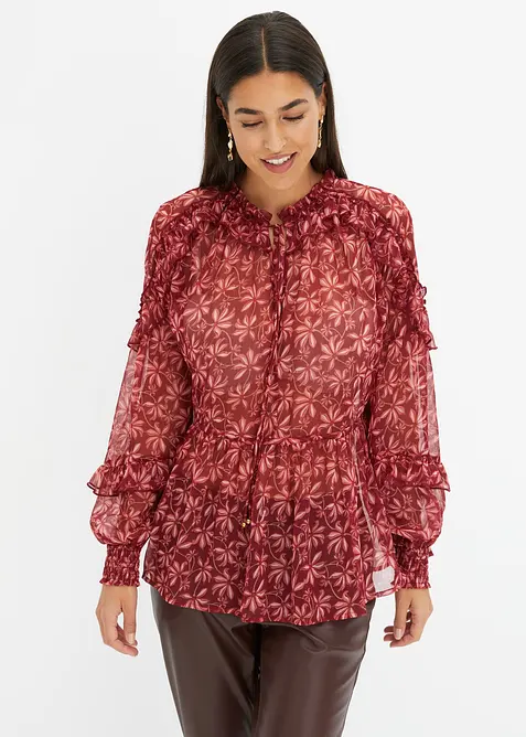 Blouse en mousseline, bonprix