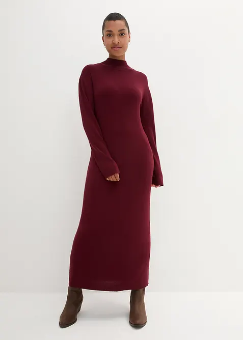 Robe longue et fluide en fine maille, bonprix
