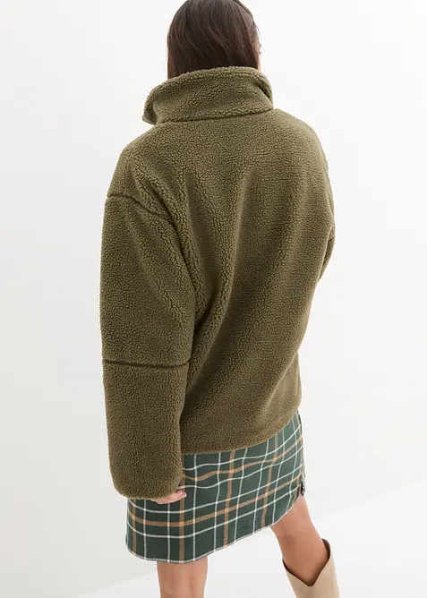 Gefütterte Teddy-Fleece Jacke, bonprix