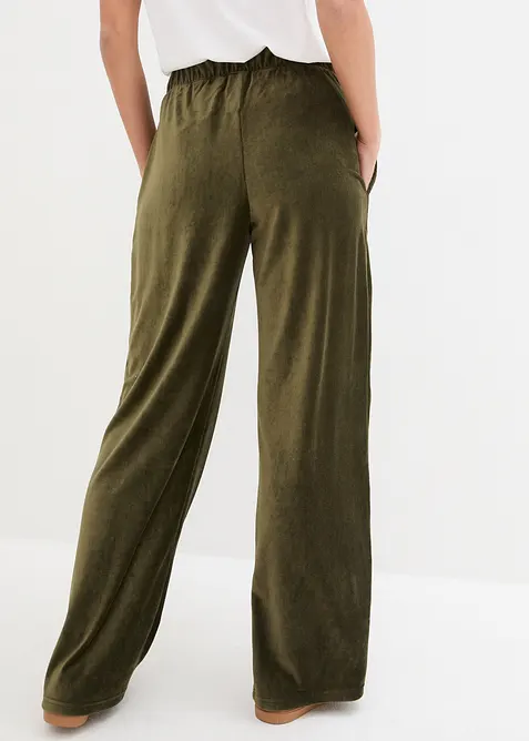 Weite Schlupfhose in Cordoptik, bonprix