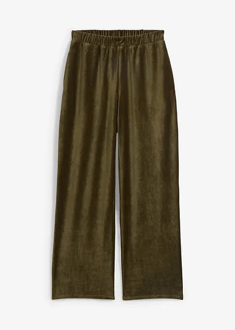 Weite Schlupfhose in Cordoptik, bonprix