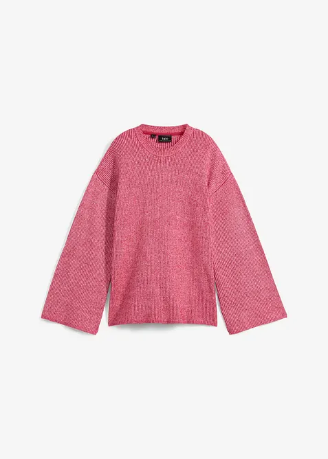 Boxy-Pullover aus Rippstrick, bonprix