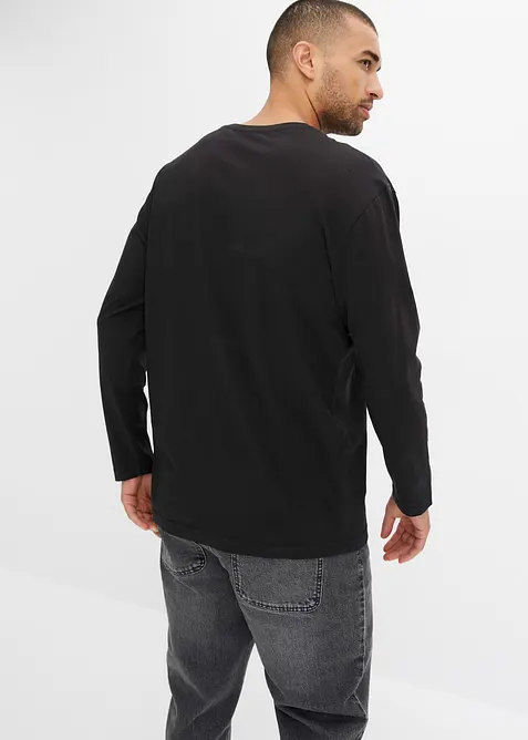 Langarmshirt aus reiner Bio-Baumwolle, Loose Fit, bonprix