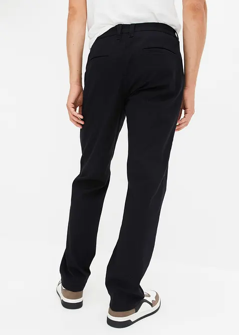 Relaxed Fit Stretch-Chinohose mit Bio Baumwolle, Straight, bonprix