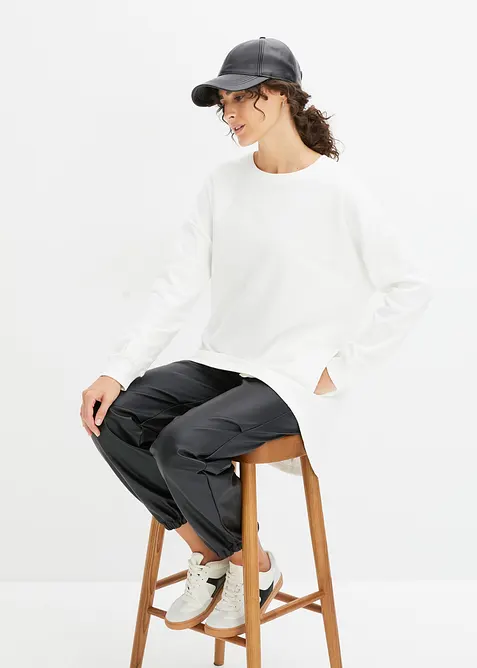 Sweat-shirt oversize 100% coton, bonprix