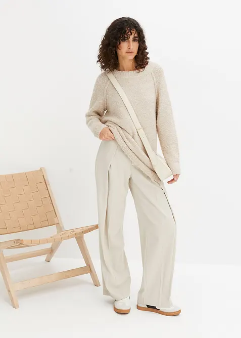 Pull en grosse maille de fil peluche, bonprix