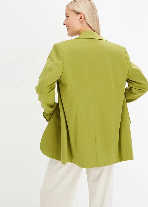 Blazer long en viscose mélangée, bonprix