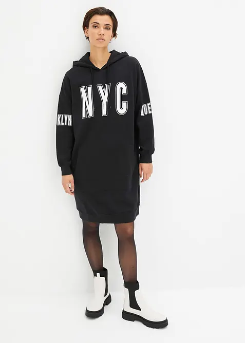 Sweatkleid aus reiner Bio-Baumwolle, bonprix