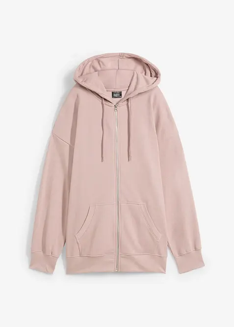 Sweat zipp&eacute; &agrave; capuche, bonprix