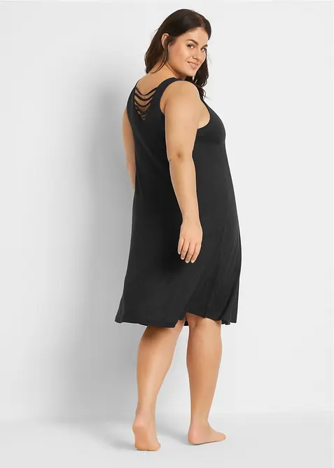 Robe de plage transparente en viscose, bonprix