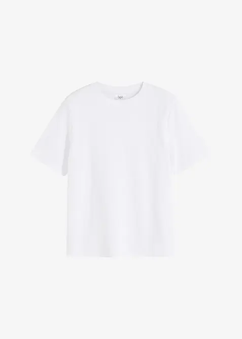 T-Shirt aus reiner schwerer Bio-Baumwolle, bonprix