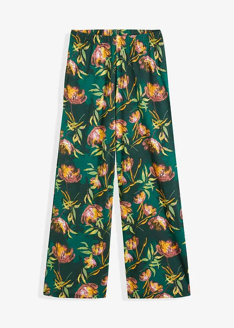 Pantalon de pyjama large en viscose mélangée, bonprix