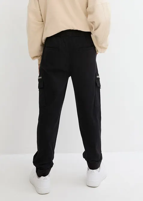 Pantalon cargo Regular et droit en coton extensible, bonprix