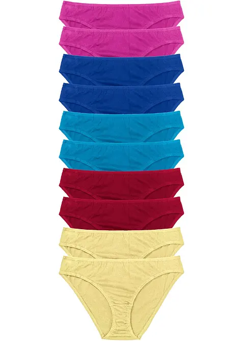 Lot de 10 slips, bonprix