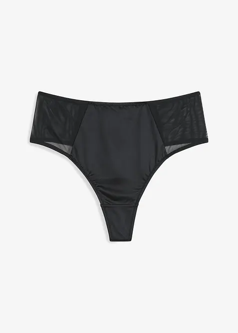 String taille haute avec empiècements en mesh, bonprix