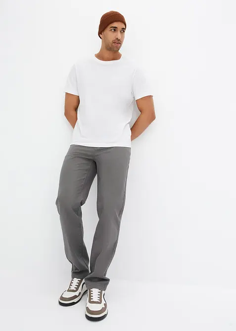 Classic Fit Stretch-Hose, Straight, bonprix