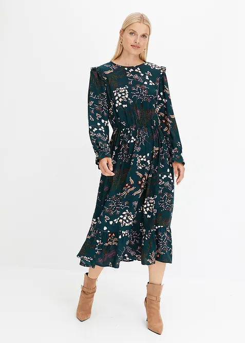 Robe midi 100% viscose, bonprix