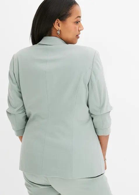 Blazer &agrave; manches fronc&eacute;es, bonprix