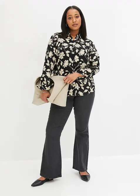 Bedruckte Chiffonbluse, bonprix