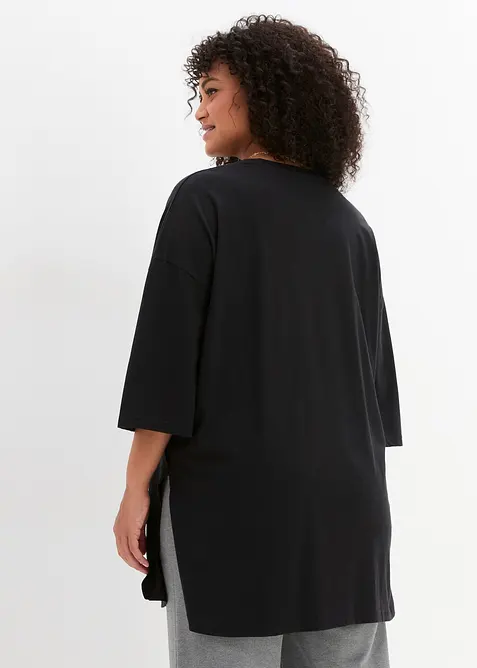 Oversize-Longshirt aus reiner Bio-Baumwolle, bonprix