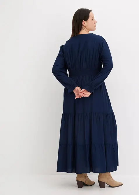 Maxikleid aus reiner Viskose, bonprix