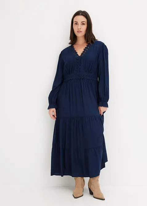 Maxikleid aus reiner Viskose, bonprix