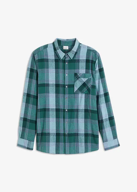 Flanellhemd aus reiner Baumwolle, bonprix