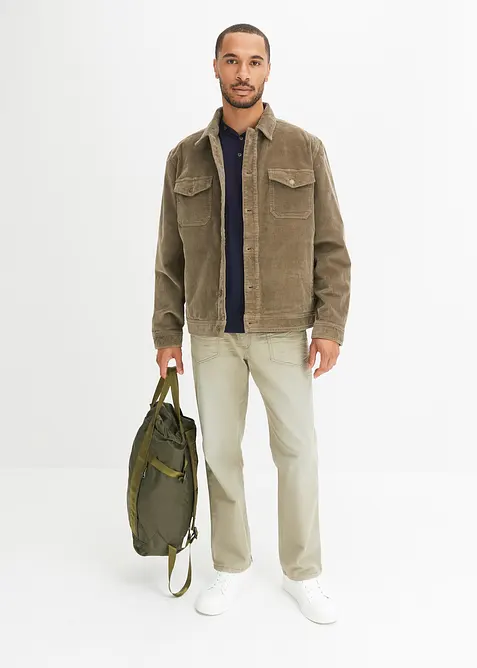 Henleyshirt (2er Pack) aus reiner Bio-Baumwolle, bonprix