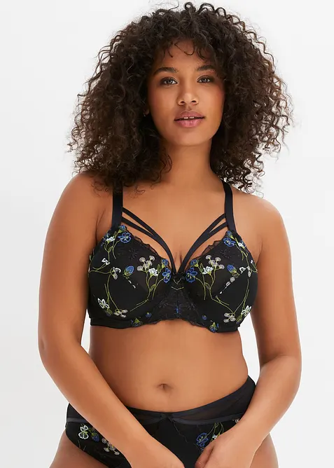 Soutien-gorge minimiseur à broderie, bonprix