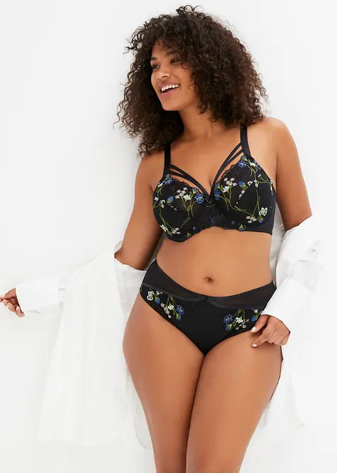 Soutien-gorge minimiseur à broderie, bonprix