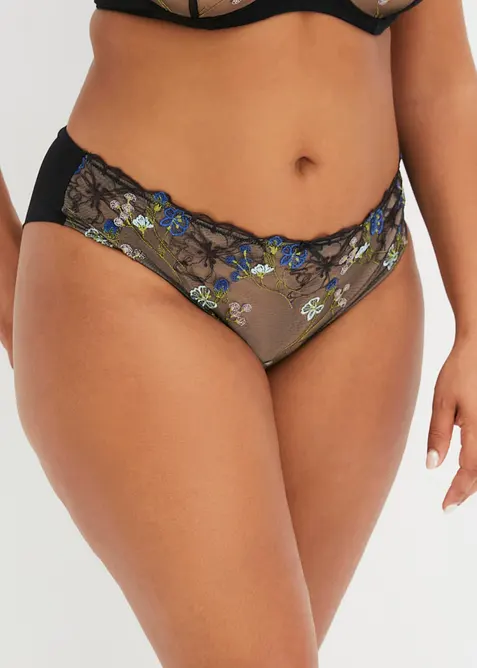 Slip brésilien brodé, bonprix