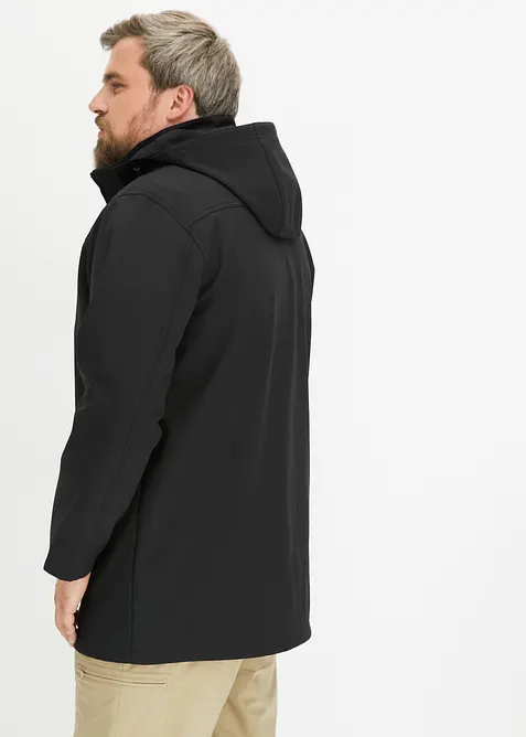 Parka softshell à capuche amovible, bonprix
