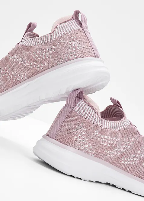 Sneakers slip-in confortables en mati&egrave;re douce, bonprix